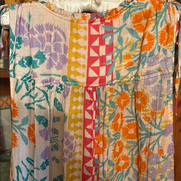 Anthropologie Colorful Maxi dress Size XL - Picture 6 of 7